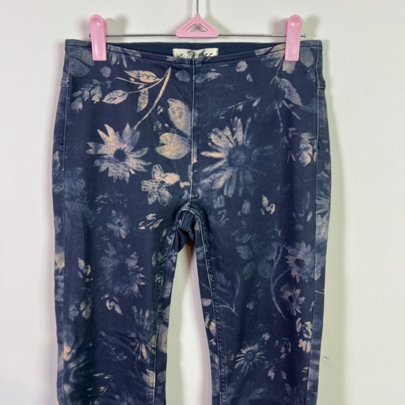 Free People We The Free Women’s Penny Pull Printed Navy Combo Flare Jeans 26 New - Picture 2 of 9